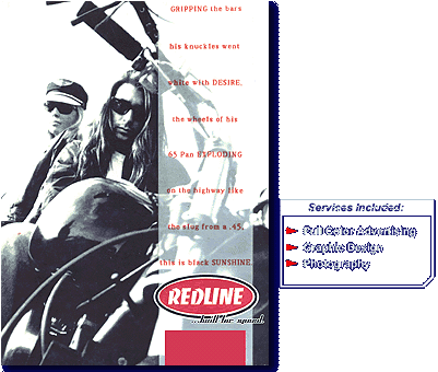 Redline Clothing Ad